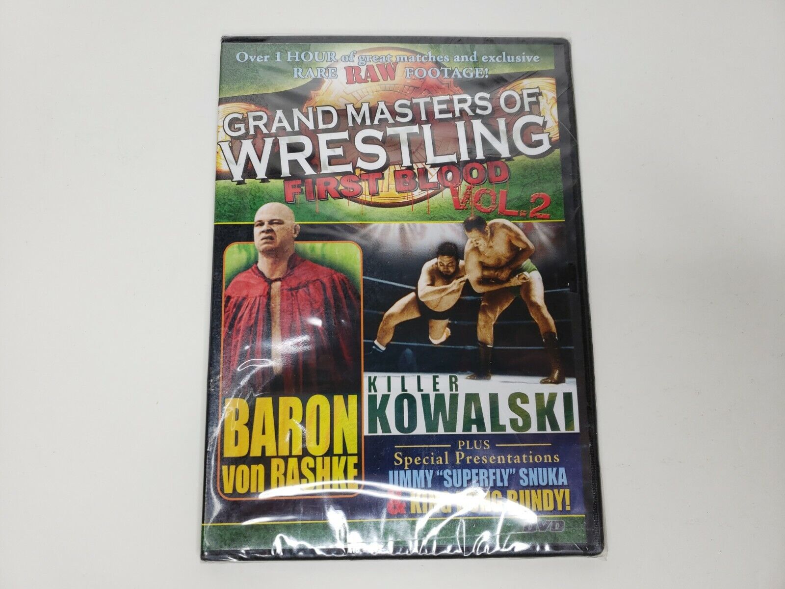 NEW Grand Masters of Wrestling dvd FIRST BLOOD VOL.2 DVD pro-wrestling  Bundy Snuka and more