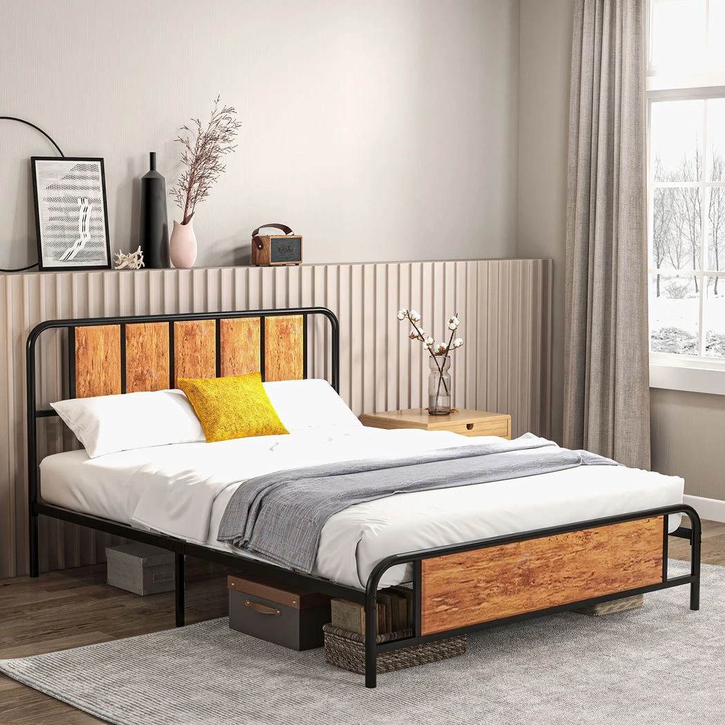 Steel cot 2025 king size