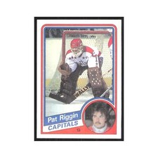 1984 Topps Pat Riggin Washington Capitals #148