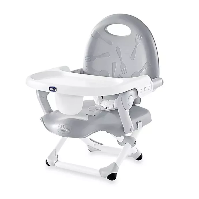 Grey booster on sale seat for table
