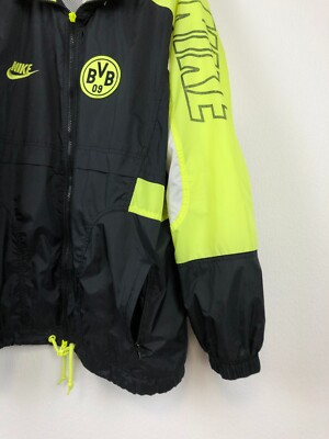 Vintage 90's Nike Borussia Dortmund Football Jacket Soccer