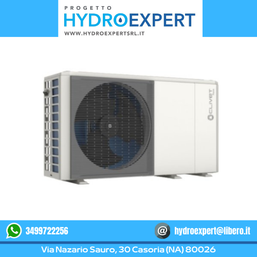 Pompa di calore aria acqua Clivet Edge EVO 2.0 EXC 10 kW monoblocco monofase R32