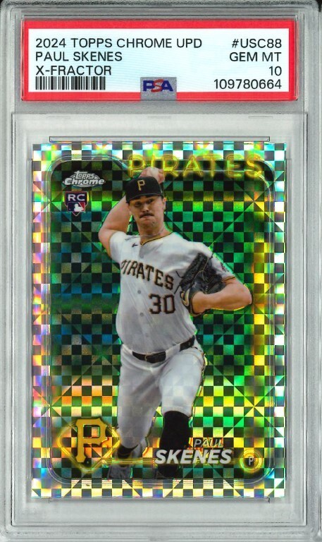 Paul Skenes 2024 Topps Chrome Update #USC88 X-Fractor Price Paul Skenes 2024 Topps Chrome Update #USC88 X-Fractor Price