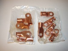 3/0 - 3/8" Copper Stud Standard Battery Cable Lugs Terminal Qty-10