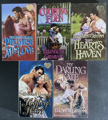 5 Elizabeth Graham Books- Promise Me, Love My Darling, Kate Hayley s Heart