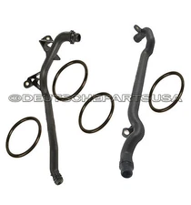 WATER + ENGINE HEATER INLET COOLANT PIPE 1153170521​0 + 1153750200​0 SET For BMW