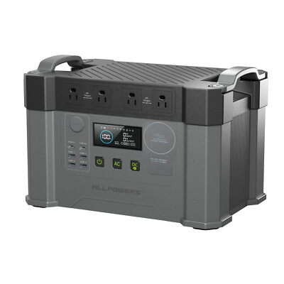 ALLPOWERS S2000 Pro Solar Generator Portable Power Station For Outdoor Camping