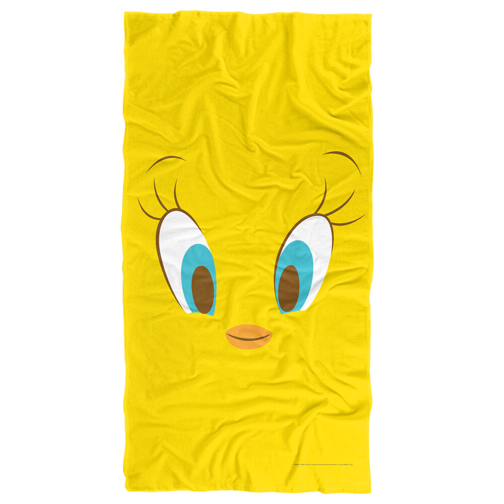 Looney Tunes 30x60 Tweety Head Beach Towel for Pool and Sand