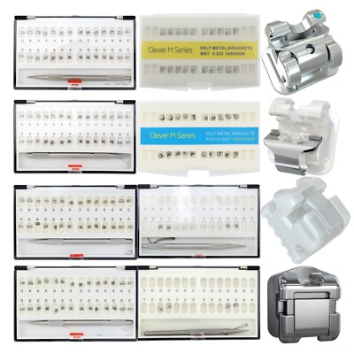 Orthodontic Self Ligating Brackets Metal Empower DAMON Q Clear Braces MBT Roth