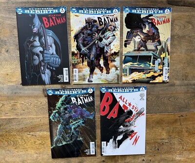 ⭐️ ALL STAR BATMAN 1st Set Run • DC UNIVERSE REBIRTH 2017 SCOTT  SNYDER