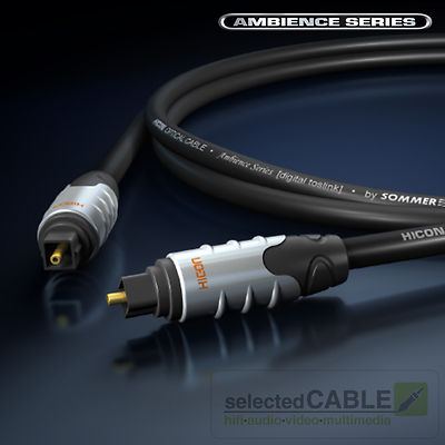 Hicon Digital Optisches Kabel Toslink POF 5 M – Für Audio-Übertragung, Polymerfaser