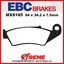 EBC Bremsen MXS185 Moto-X-Rennbelag-Set – Hochdruck-Aluminium Mit Radiusgeschliffenen Belägen & Feder
