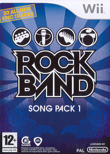 Rock Band Song Pack 1 (Wii) PEGI 12+ Add on pack Expertly Refurbished Product