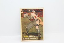 1957 TOPPS DON BLASINGAME      BASEBALL  CARD #47