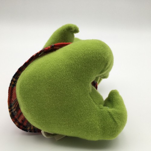 Vtg Muppet Babies Kermit Christmas Plush 1980s - Picture 6 of 7