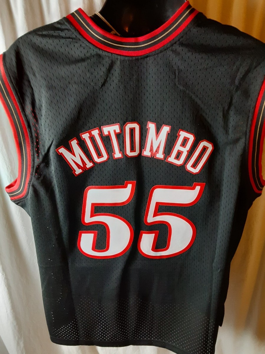 Philadelphia 76ers Mutombo #55 Men's Mitchell & Ness Swingman
