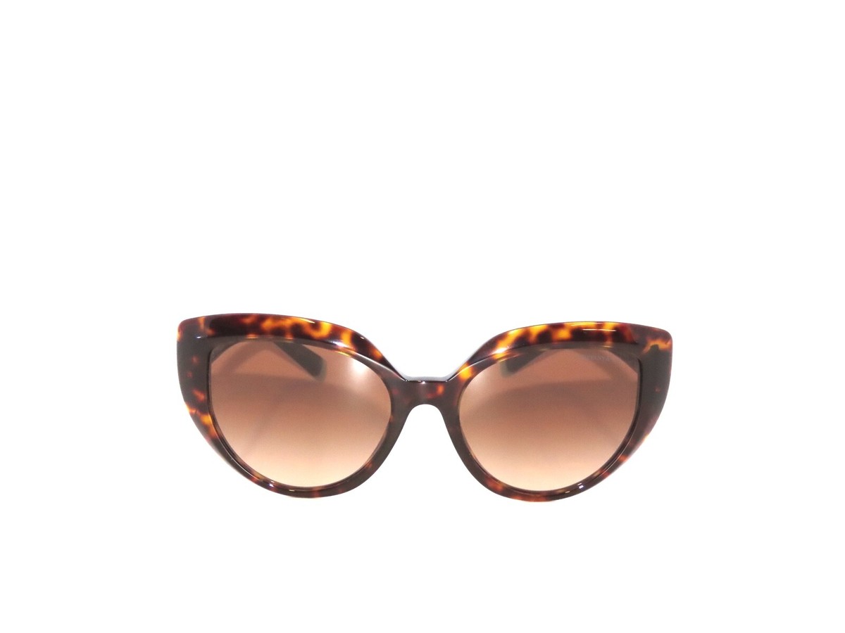 Tiffany & Company TF4170 Logo T Cat Eye Sunglasses in Havanah Brown.  MA#621 Tiffany & Co TF4170 80153B Havana Brown Gradient Sunglasses  main image 3