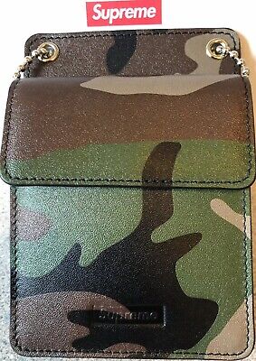 Supreme Camo Leather ID Holder + Wallet!!!FW18!!!!BNIB Supreme Camo Leather ID Holder + Wallet!!!FW18!!!!BNIB
