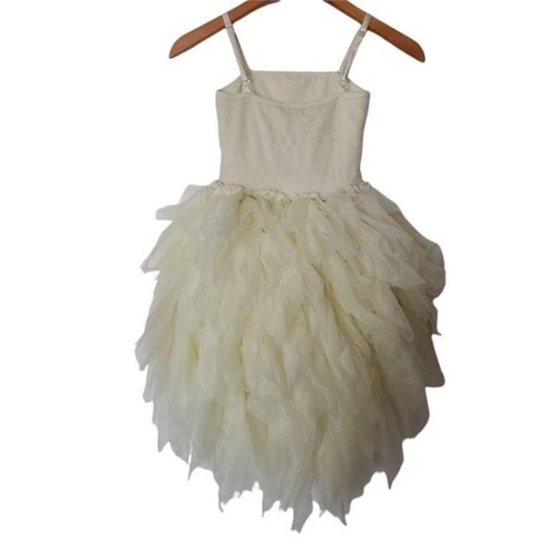Ooh La La Couture Champagne Swarovski Devin High Low Girls Dress size 8 Girls - Picture 6 of 10