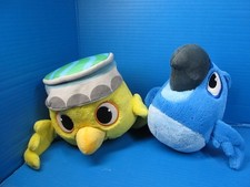 Angry Birds Rio- Blu  Nico w/Tag 9  Plush Lot, Commonwealth Toys no sound