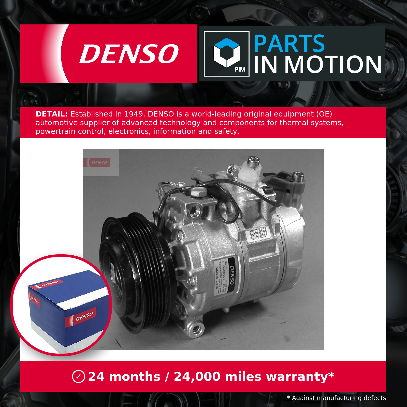 Air conditioning compressor R 134a ND-8 DCP02005 DENSO for AUDI VW SKODA - Image 7