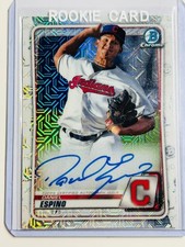 2020 Bowman Chrome Mega Box Prospect Autograph Refractor #BCMADE Daniel Espino