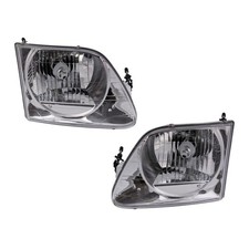 2pc Headlight Ford Expedition 97-02 F150 97-03 Heritage04 F250 97-99 3L3Z13008EA