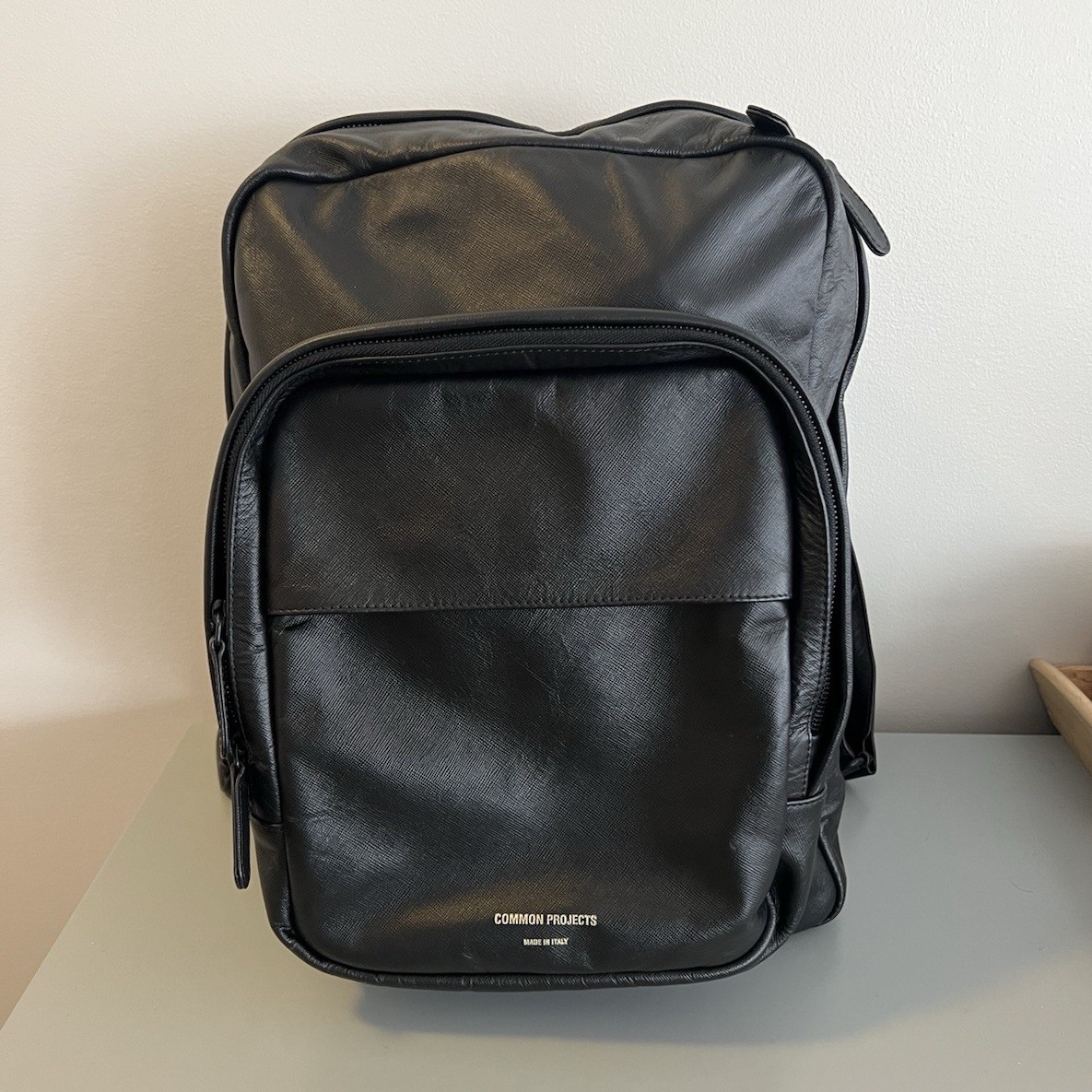 Common Projects Black Leather Backpack - image 1
