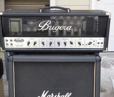 Bugera 6260 Infinium 120 Watt Tube Guitar Amplifier Head with Effects Pedal