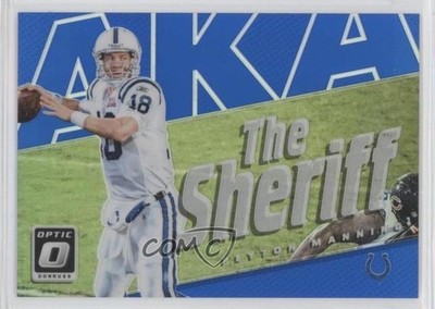 2017 Donruss Optic AKA Blue Prizm 64/149 Peyton Manning #19 HOF 1b0