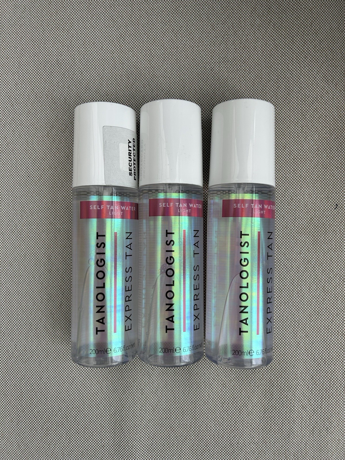 Tanologist Express Self Tanning Water 3 x 200ml LIGHT Vegan Self Tan FREEPOST