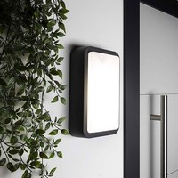 Led AußEnleuchte Wandlampe Grau IP44 13W 700Lm Gartenlicht Weg Warmweiß 3000K