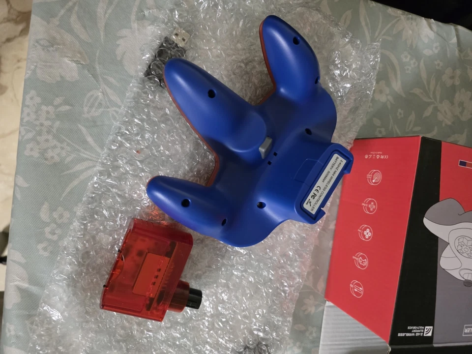 2.4G Wireless N64 Controller Remote Game Pad w/ Rumble Pak for Nintendo N64 - Image 4 of 4