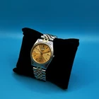 Vtg SEIKO SQ President Men's Watch TWO-Tone 5Y23-8A69 [RUNS, New Battery] 90's