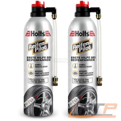 2x HOLTS REIFEN PILOT 500ml REIFENPILOT REIFENDICHTMITTEL REIFENDICHT 