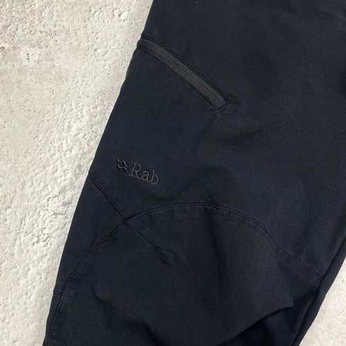 Rab Mens Treklite Pants Black Stretch Outdoor Size L Casual Soft - Picture 5 of 10