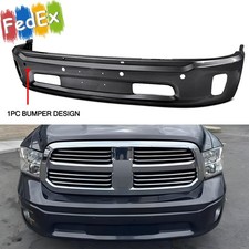 Fits For 2013-2018 Ram 1500 Granite Crystal Front Bumper Face Bar W Sensor Hole