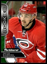 2016-17 PARKHURST ROOKIE GREEN Trevor Carrick - Rookie Carolina Hurricanes #349