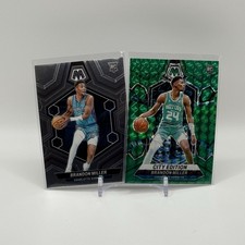 2023-24 Panini Mosaic Brandon Miller City Edition Green Mosaic Prizm and Base RC