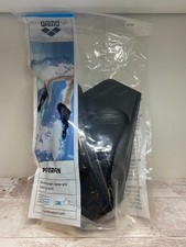Arena Powerfin 33/34 Training Fins Youth 3/4 Black Swim Fins New