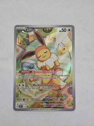 Eevee SVP 173 Scarlet & Violet Black Star Promo Holo Pokemon Card NM 10