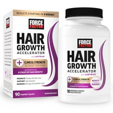 Force Factor Hair Growth Accelerator,Hair Growth Vitamins for Women  Men 90 Cap