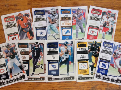 2023 Panini Contenders Football Pick A Card (Complete Your Set) Base Set