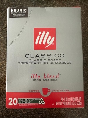 illy Coffee K Cup, Pods for Keurig Machines, Classico Medium Roast, 60ct