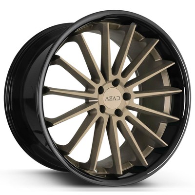 20x9''Azad Wheels AZ24 Bronze with Black Lip Rims