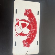 Vintage Coca-Cola "The Cola Clan" Collectible Metal License Plate Sign