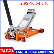 3 Ton Dual Piston Low Profile Hydraulic Racing Floor Jack 2.95 To 16.54 Liftin