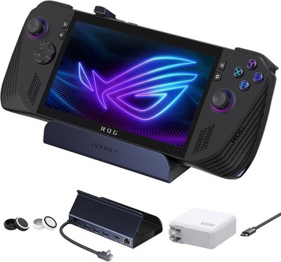 Ivanky Legion Go/Rog Ally X/ROG Ally/Steam Deck Dock with 100W PD Charger, 8-In-