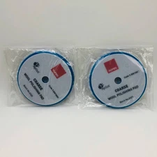 2pk Rupes 9.BW180H Coarse Blue Wool Pad 170mm - 6.75in Big Foot Polishing
