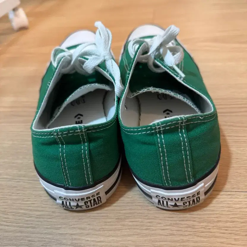 Converse All Star Low Green Sneakers - Size 260, Lightly Used thumbnail 2